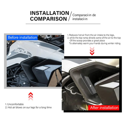 For Tiger 900 GT PRO Tiger900 Rally PRO GT LOW 2020- Radiator Fan Airflow Air Deflectors For Tiger 850 2021 Sport Accessories-EXPROTAS