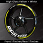 Reflective Motorcycle Wheel Sticker Hub Decal Rim Stripe Tape for YAMAHA MT-09
