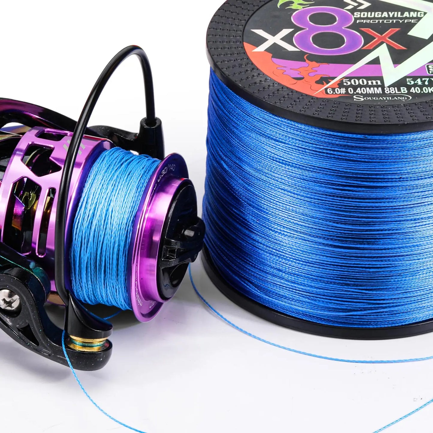 PE Braided Fishing Line Sougayilang 8-Strand 100m 300m Carp Multifilament