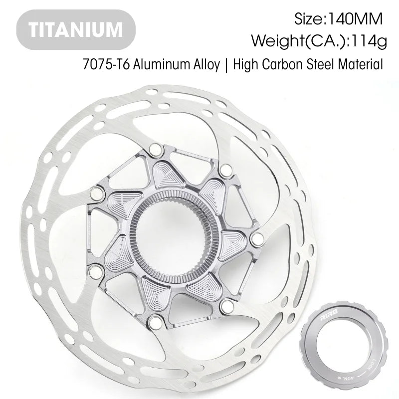 RIRO Center Lock Bicycle Disc Brake Rotor 140/160mm MTB Hydraulic Brake Disc