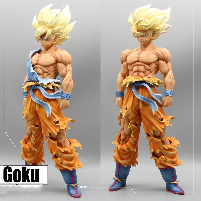 44cm Dragon Ball Z Son Goku Namek Super Saiyan PVC Statue Action Figure Model Gift