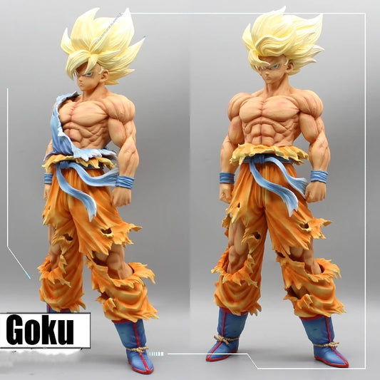 44cm Dragon Ball Z Son Goku Namek Super Saiyan PVC Statue Action Figure Model Gift