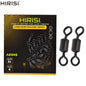 20Pcs Carp Fishing Rolling Swivels Snap Tackle Size 2 4 6 8 10