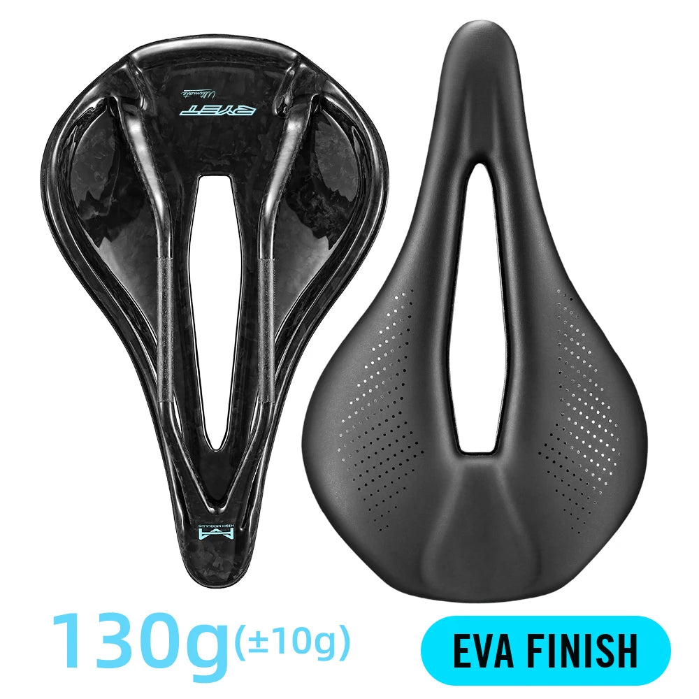 RYET 3D Carbon Saddle | 145/155mm MTB Triathlon Seat Lightweight 130g Oval