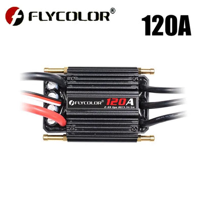 Flycolor Brushless ESC 50A–150A 2–6S LiPo BEC 5.5V/5A for RC Boat Model