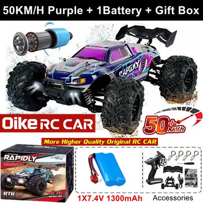 4WD RC Car Remote Control Buggy Off Road Brushless 80KM/H Racing Truck