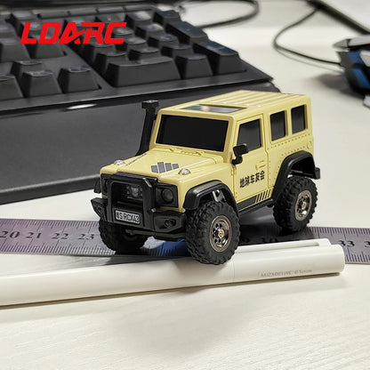 LDARC X43 1/43 MINI RC Electric Remote Control Model Car Desktop Crawler RTR 4WD Adult Children's Toys-EXPROTAS