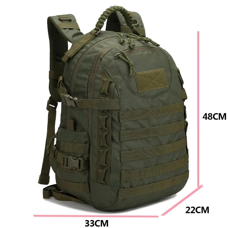 35L Waterproof Backpack Outdoor Hiking Rucksack Camping Travel Bag Men