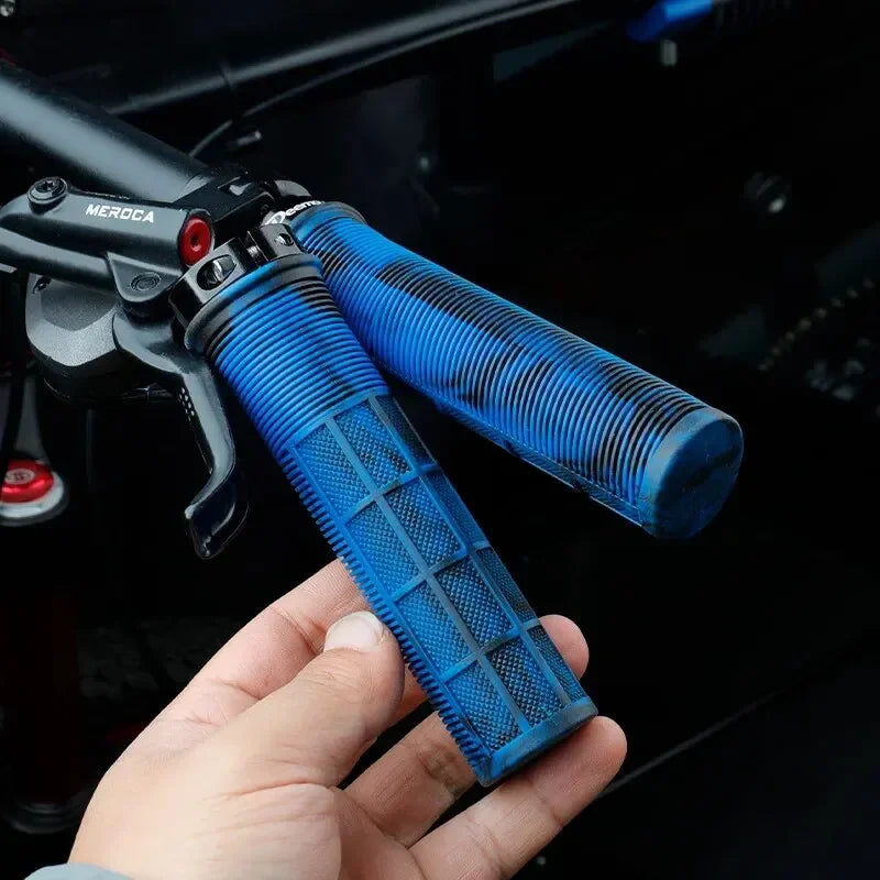 MTB Bicycle Handlebar Grips Rubber Anti-Skid Lock On Bike Accessories