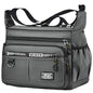Men's Cross-body Bag with Adjustable Shoulder Strap & Multi-layered Pockets