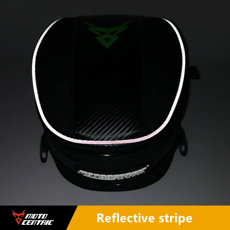 Motorcycle Magnetic Tank Bag Carbon Look Oxford Cloth Storage Bag