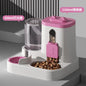 Automatic Cat Bowl Feeder Water Dispenser for Small Medium Large Pets