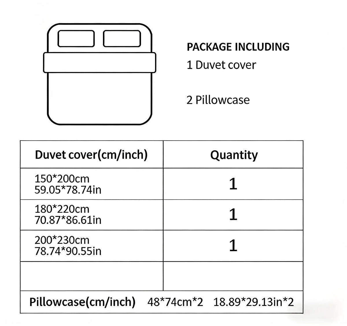 3pcs Pink Striped Duvet Cover Bedding Set with Pillowcases Soft Cotton 150x200cm