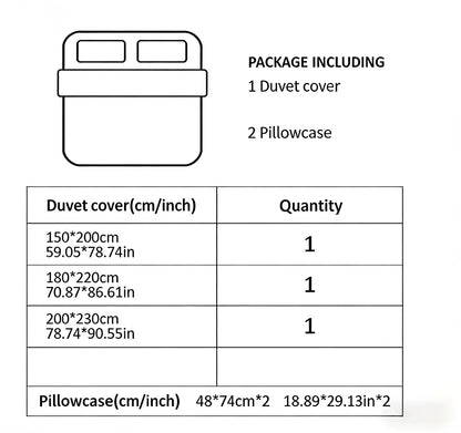 3pcs Pink Striped Duvet Cover Bedding Set with Pillowcases Soft Cotton 150x200cm