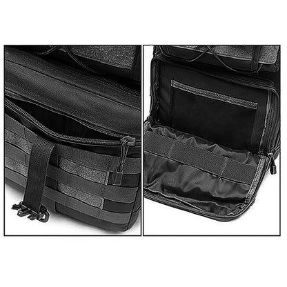 Shoulder Crossbody Bag Large Capacity with Zipper Compartments MOLLE System