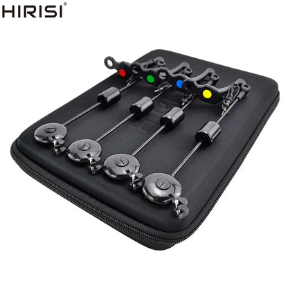 LED Carp Fishing Swinger Drop-Off Bite Indicator 4 Colour Case Hirisi B2022