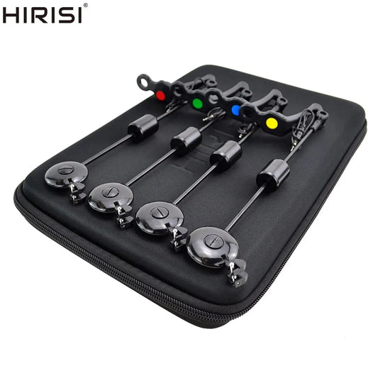 LED Carp Fishing Swinger Drop-Off Bite Indicator 4 Colour Case Hirisi B2022