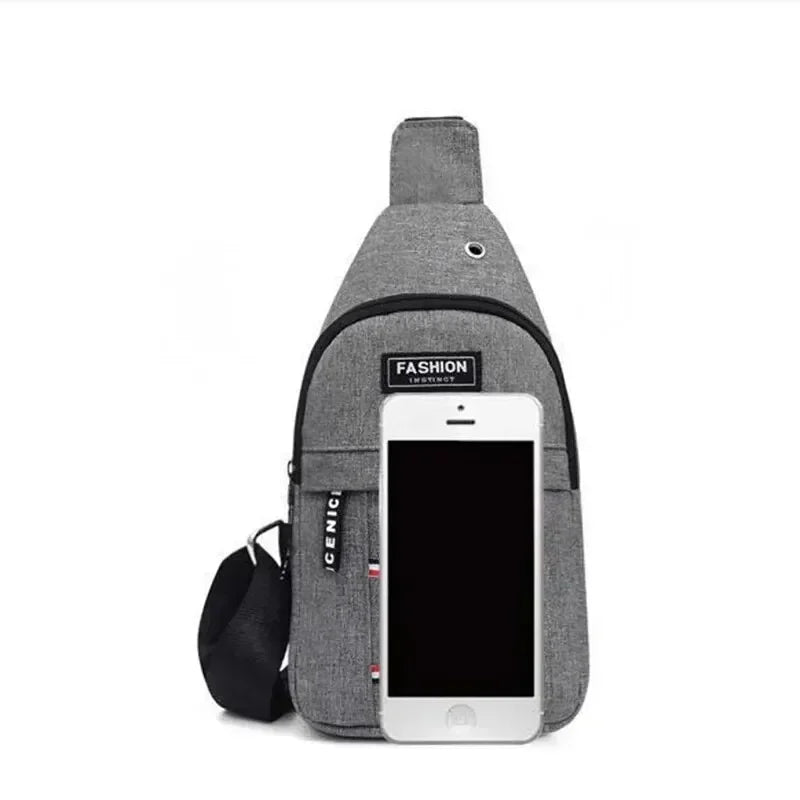 Men's Waterproof Fanny Pack Adjustable Strap Large Capacity Hiking Running