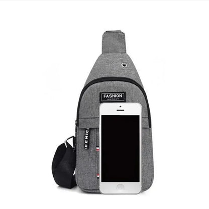 Men's Waterproof Fanny Pack Adjustable Strap Large Capacity Hiking Running