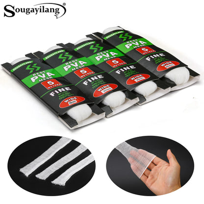 5M Fishing Net PVA Soluble Mesh for Carp Bait Lure Freshwater Angling