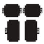 Motorcycle Luggage Box Cushion Pad Stickers for BMW R1200GS R1250GS F750GS