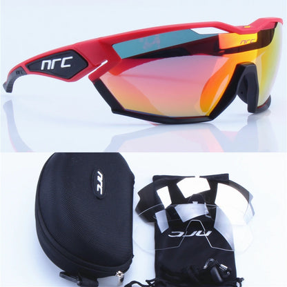 NRC X2 Pride 3 Lens Cycling Glasses MTB Road Bike Sports Sunglasses Men Women