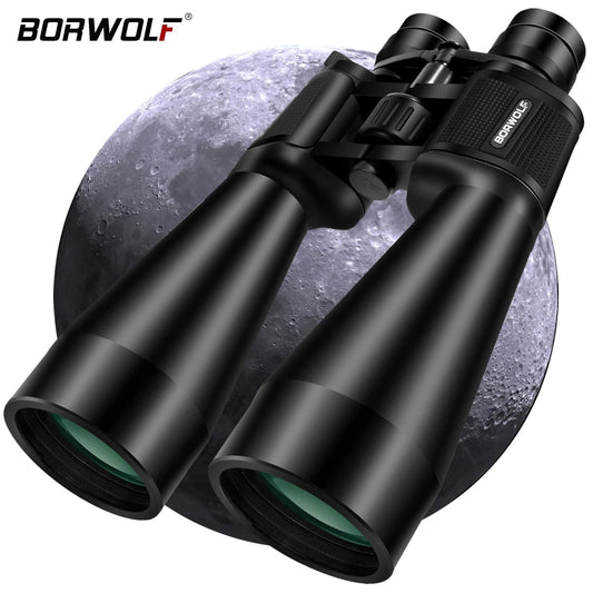 BORWOLF 20-60X70 Binoculars High Magnification  Long Range Zoom 60 Times  Hunting   Astronomical Telescope HD Professiona  Zoom-EXPROTAS