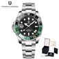 PAGANI Design PD-1662 Men’s Automatic Watch Stainless Steel Ceramic Bezel Waterproof