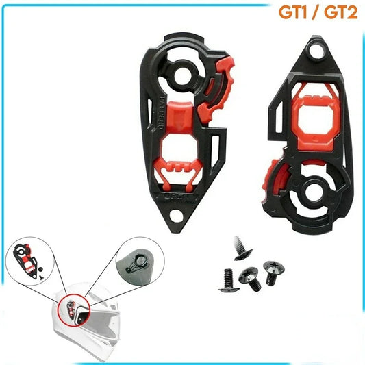 AGV K1 K3SV K5 Casco Moto Mechanism Motorcycle Helmet Visor Base Lock Polyester Shield Lock for Helmet Accessories