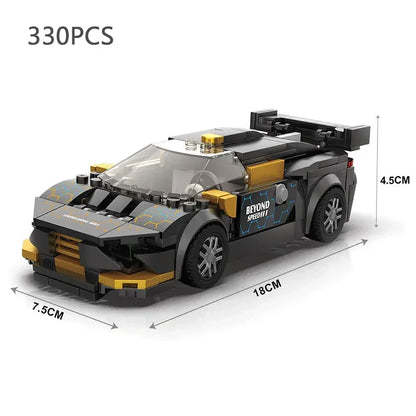 Car Series Building Blocks Model Sets Sports Racing Speed Champion DIY Educational Bricks Toys Boys Kids Adult Christmas Gifts-EXPROTAS