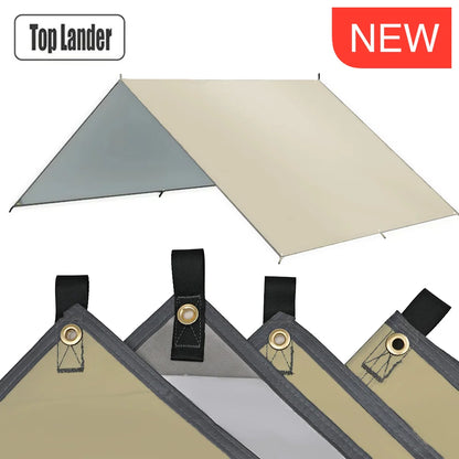 Waterproof Camping Tarp Awning Sun Shelter for Hiking Backpacking