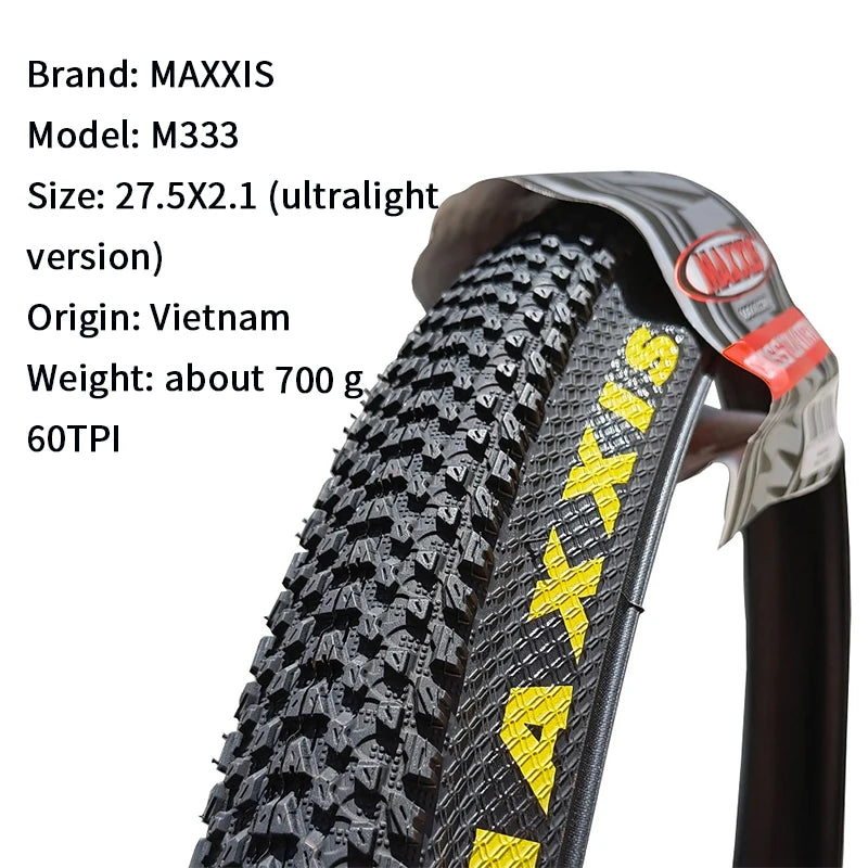 Maxxis M333 Mountain Bike Tire 26" 27.5" 29" XC Tyre Various Widths