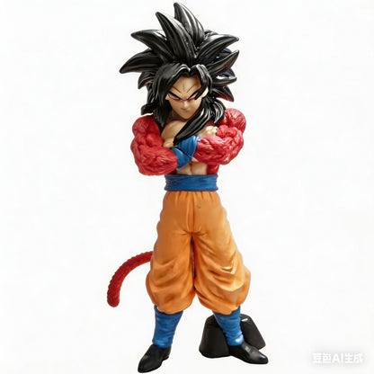14cm Dragon Ball Z Son Goku SSJ4 Figure PVC Anime Action Statue Model Toy