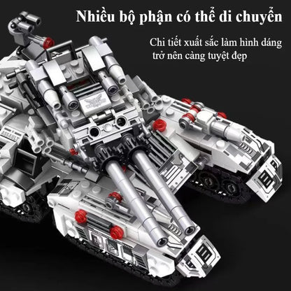 2026 Military Vehicle Tank Building Blocks Model Toy Set 8in1 Construction