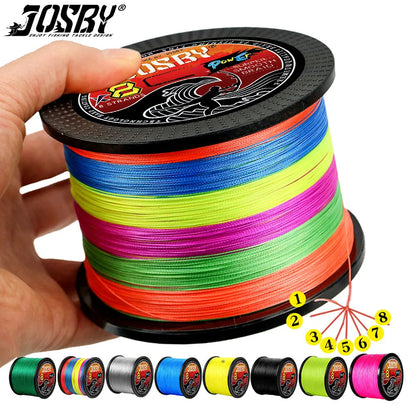 Braided Fishing Line 8 Strand PE 100M 300M 500M 1000M Sea Carp Heavy Duty