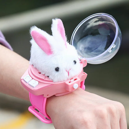 LED Lights RC Car Watch Toy Mini 2.4GHz Kids Racing Gift for Children