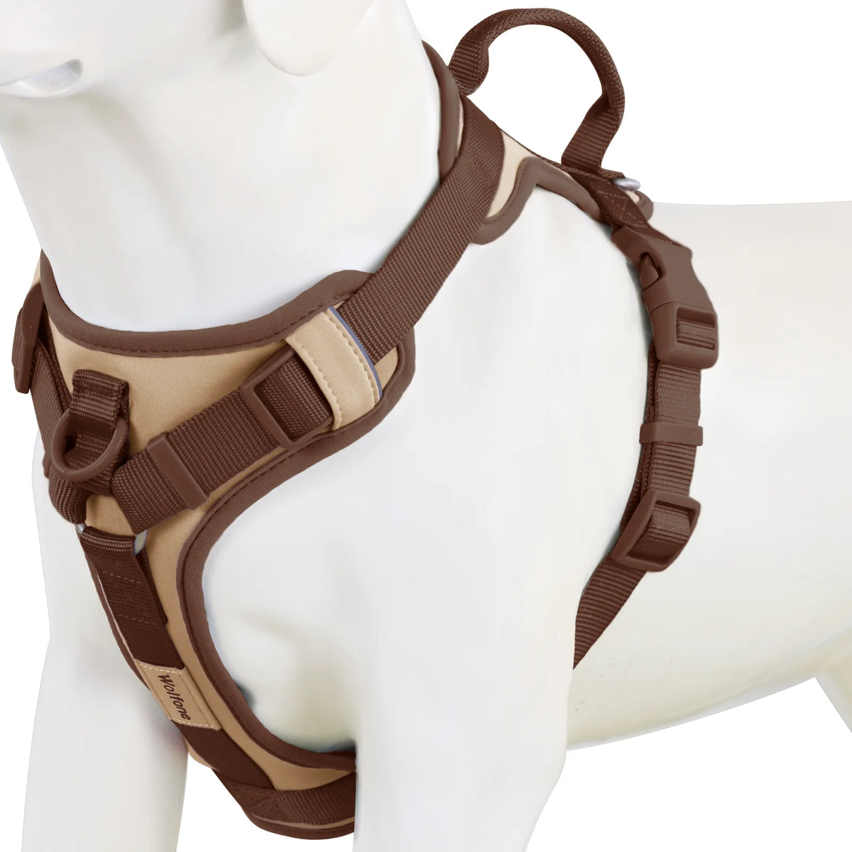 Adjustable Chest Strap Dog Harness No Pull Padded Reflective Breathable Vest