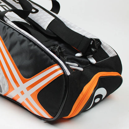 HEAD Tennis Rackets Bag Large Capacity 3-6 Pieces Tennis Backpack Badminton Gymbag Squash Racquet Bag With Separated Shoes Bag-EXPROTAS
