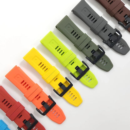 Silicone Strap for Garmin Fenix 7 7X 6X Pro 22mm 26mm Watch Band