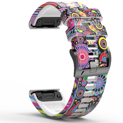 Silicone Strap for Garmin Fenix 7X 8 6X 5X 26mm 22mm Watch Band