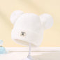 Knit Beanie Hat for Kids Warm Pom Winter Knitted Cap Boys Girls