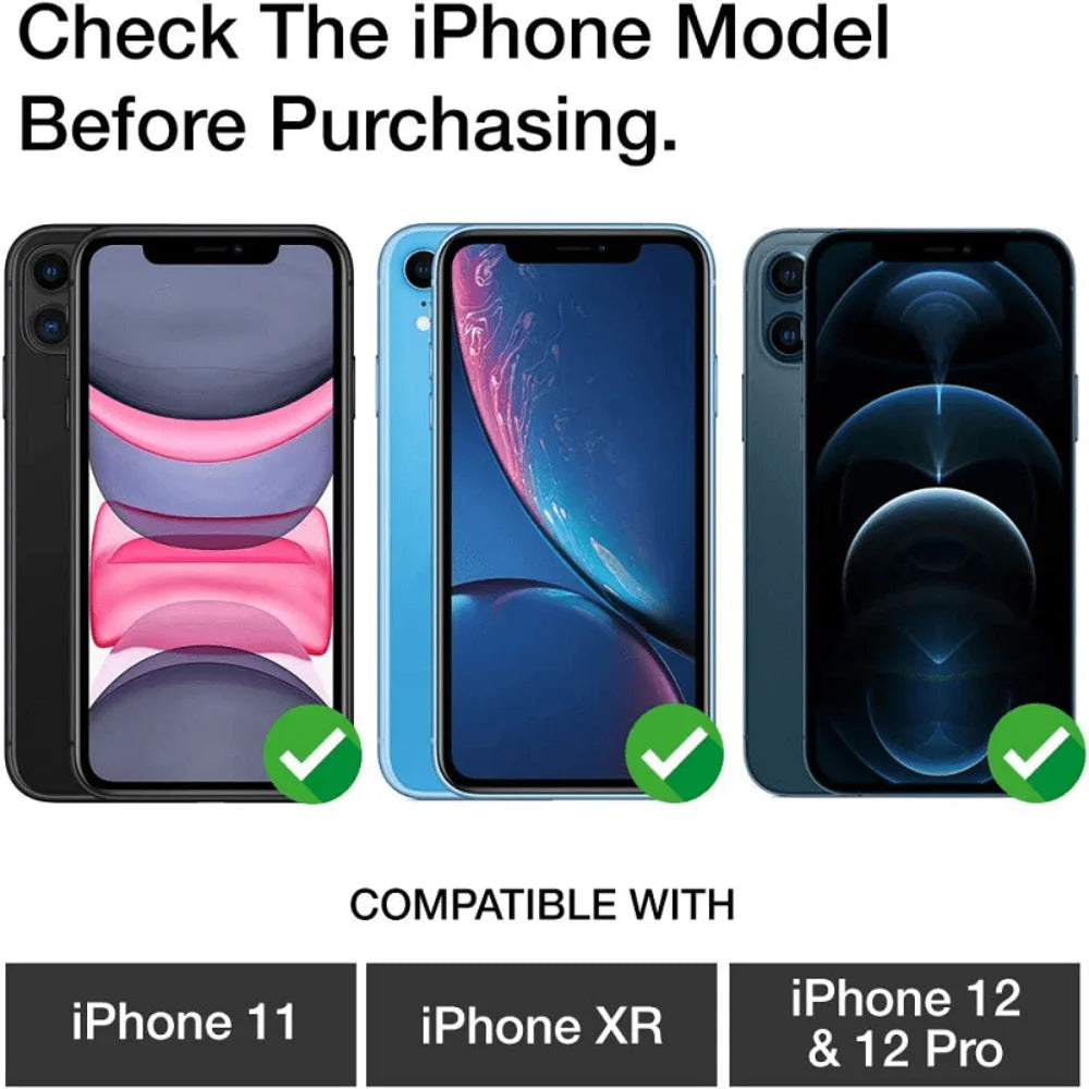 3PCS Tempered Glass Max Screen Protector for iPhone 11 12 13 14 Plus XR