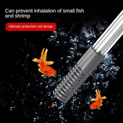 Fish Tank Siphon Vacuum Cleaner 1.7m Gravel Water Changer Aquarium Tool