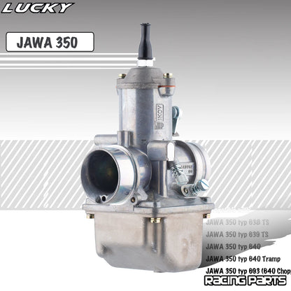 NEW JAWA 350 28mm Carburetor for TS Type 638/639/640/693 Chopper 12V Vergaser