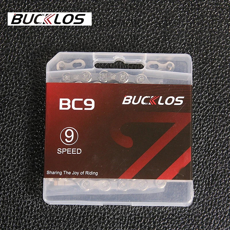 MTB Road Bike Chain BUCKLOS 8-12 Speed 116/126 Links Bicycle