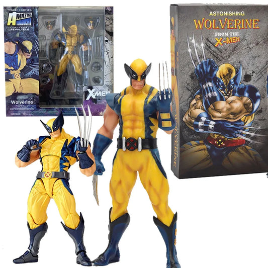 Revoltech YAMAGUCHI Wolverine Action Figure Wolverine Logan Toys X-Men Model Toy Joint Movable Doll Decor Birthday Gift For Kids-EXPROTAS