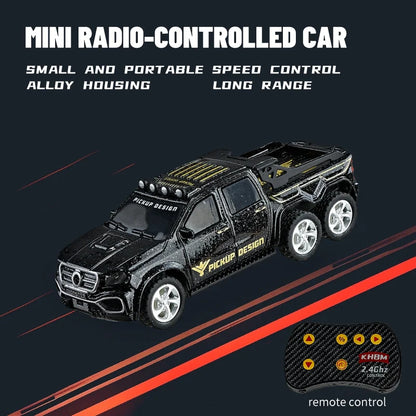 Mini Alloy 1/64 Remote Control Car 60 Minutes Kids Toy Convenient Carry