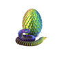 3D Printed Snake Egg Figure Toy Anime Creative Stress Relief Ornament