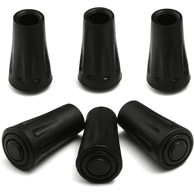 6Pcs Tip Rubber Cover for Trekking Pole Walking Stick Cane Replacement