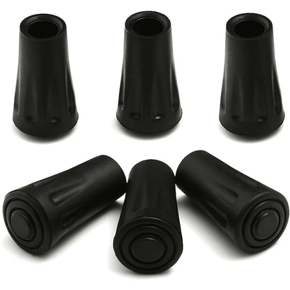 6Pcs Tip Rubber Cover for Trekking Pole Walking Stick Cane Replacement